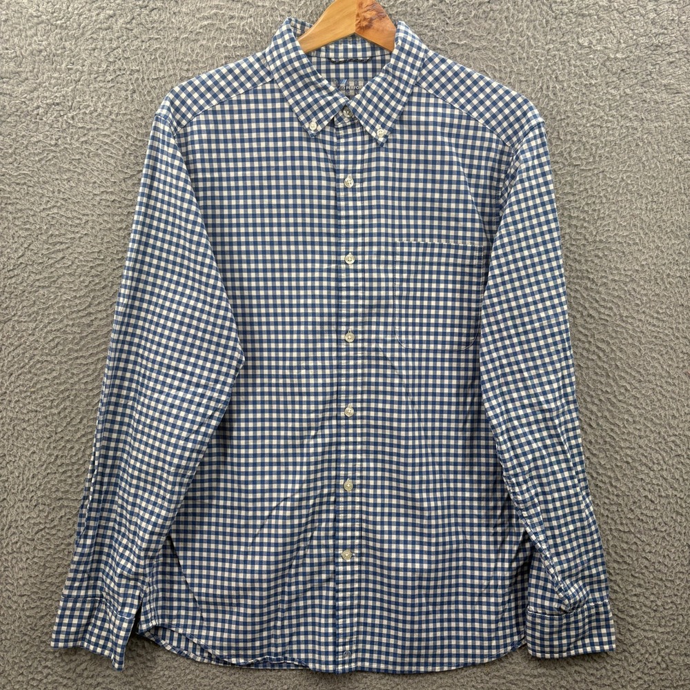 Vineyard Vines Shirt Mens M OTG On The Go Performance Button Up Gingham Check